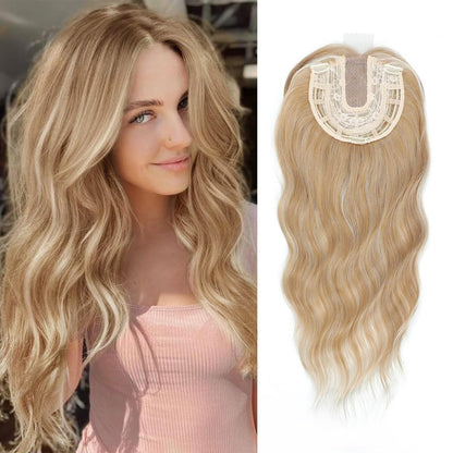 ⚡⚡ Final Hours –🌷2026 New Lightweight & Breathable Wavy Hair Topper