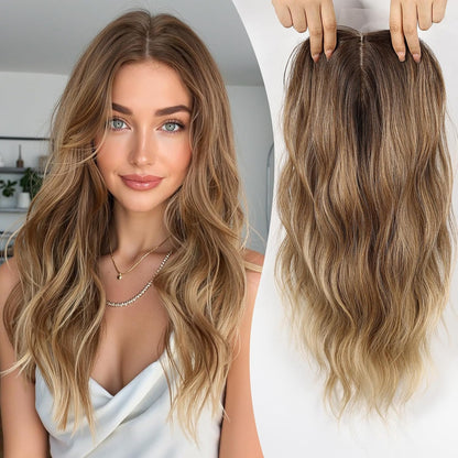 ⚡⚡ Final Hours –🌷2026 New Lightweight & Breathable Wavy Hair Topper