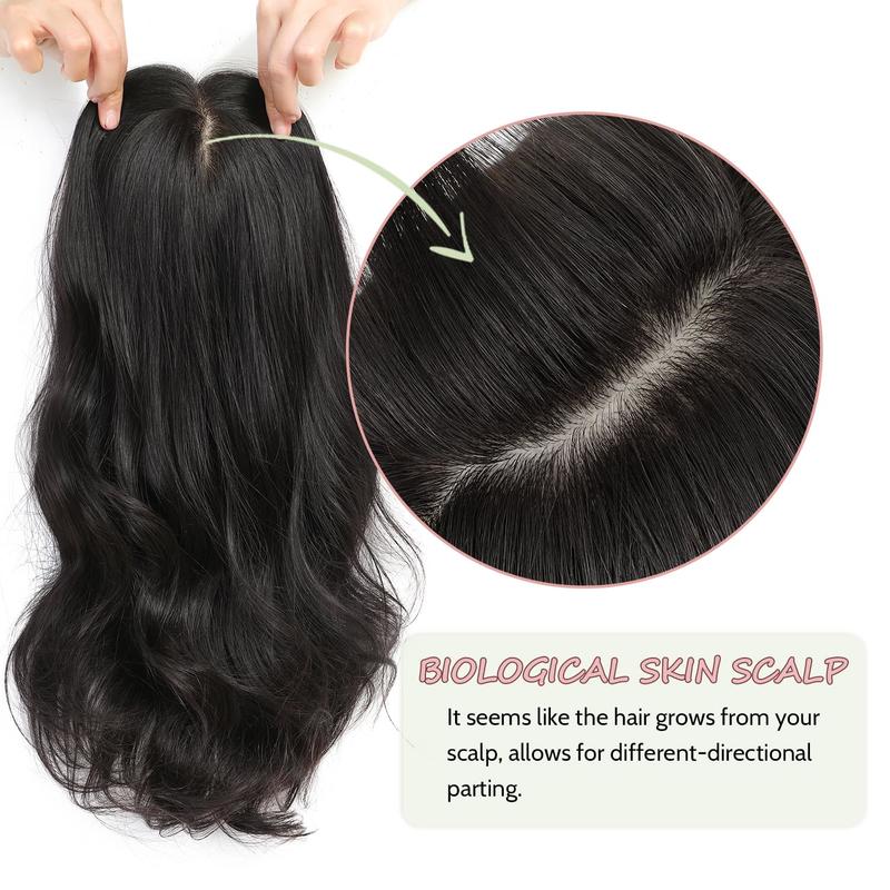 ⚡⚡ Final Hours –🌷2026 New Lightweight & Breathable Wavy Hair Topper